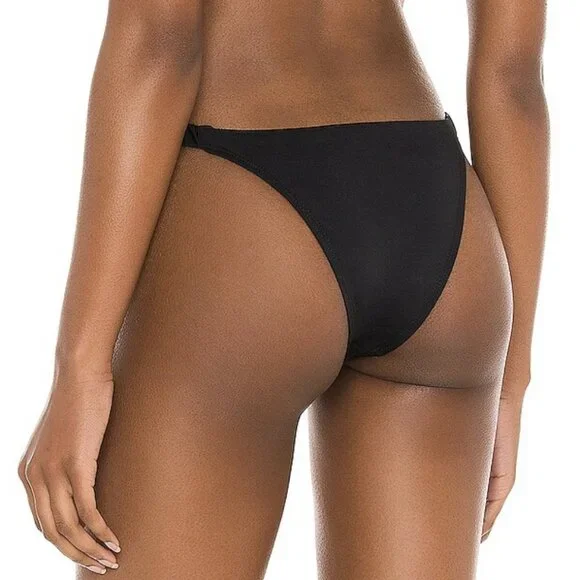 VITAMIN A Black Lennon Bralette & Zuri Bottom Bikini Set Sz M (8) - Picture 4 of 14
